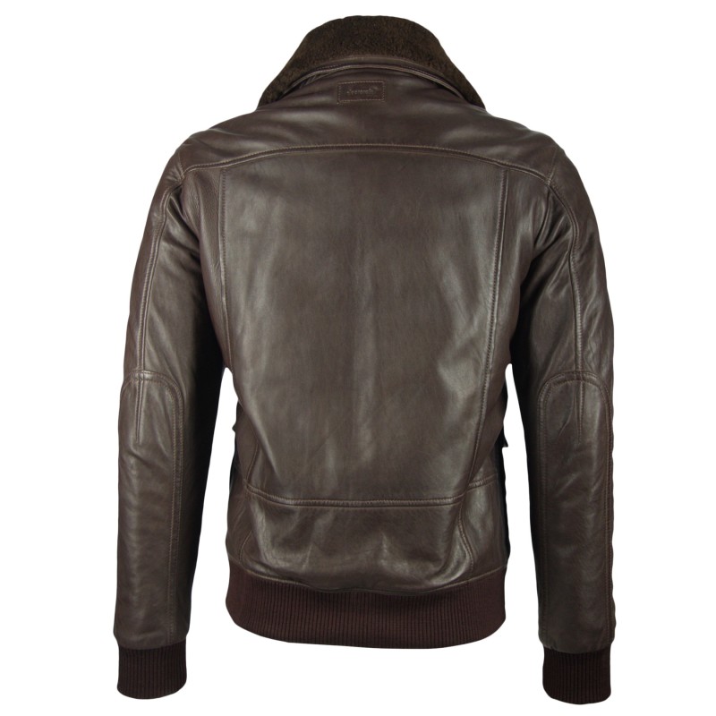 Geaca de Piele Naturala Barbati Gipsy Maro Inchis Storm NSLVV W – IMBRACAMINTE