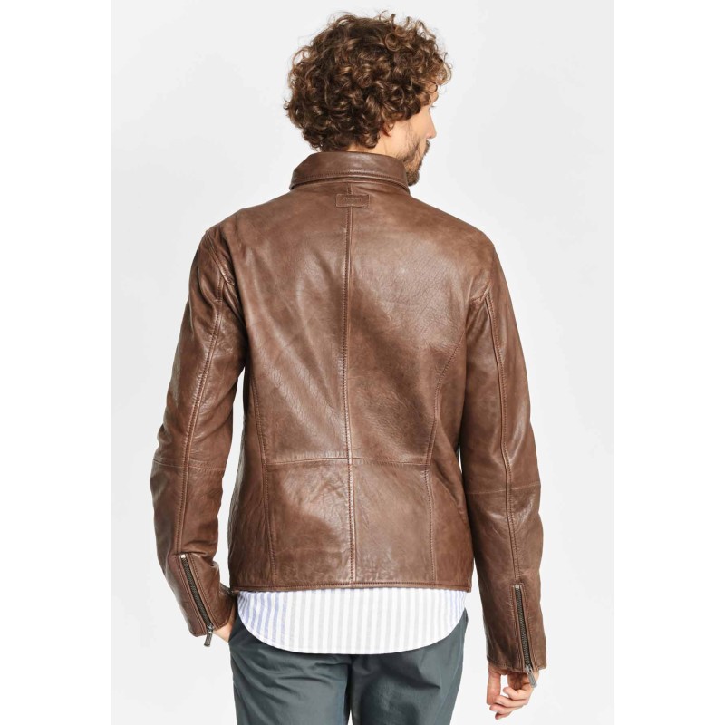 Geaca de Piele Naturala Barbati Gipsy Maro Antic Sunray LACOV – IMBRACAMINTE Geaca de Piele Naturala Barbati Gipsy Maro Antic Sunray LACOV – IMBRACAMINTE
