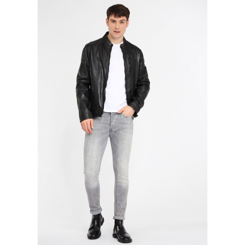 Geaca de Piele Naturala Barbati Gipsy Neagra Swash NSLONTV – IMBRACAMINTE