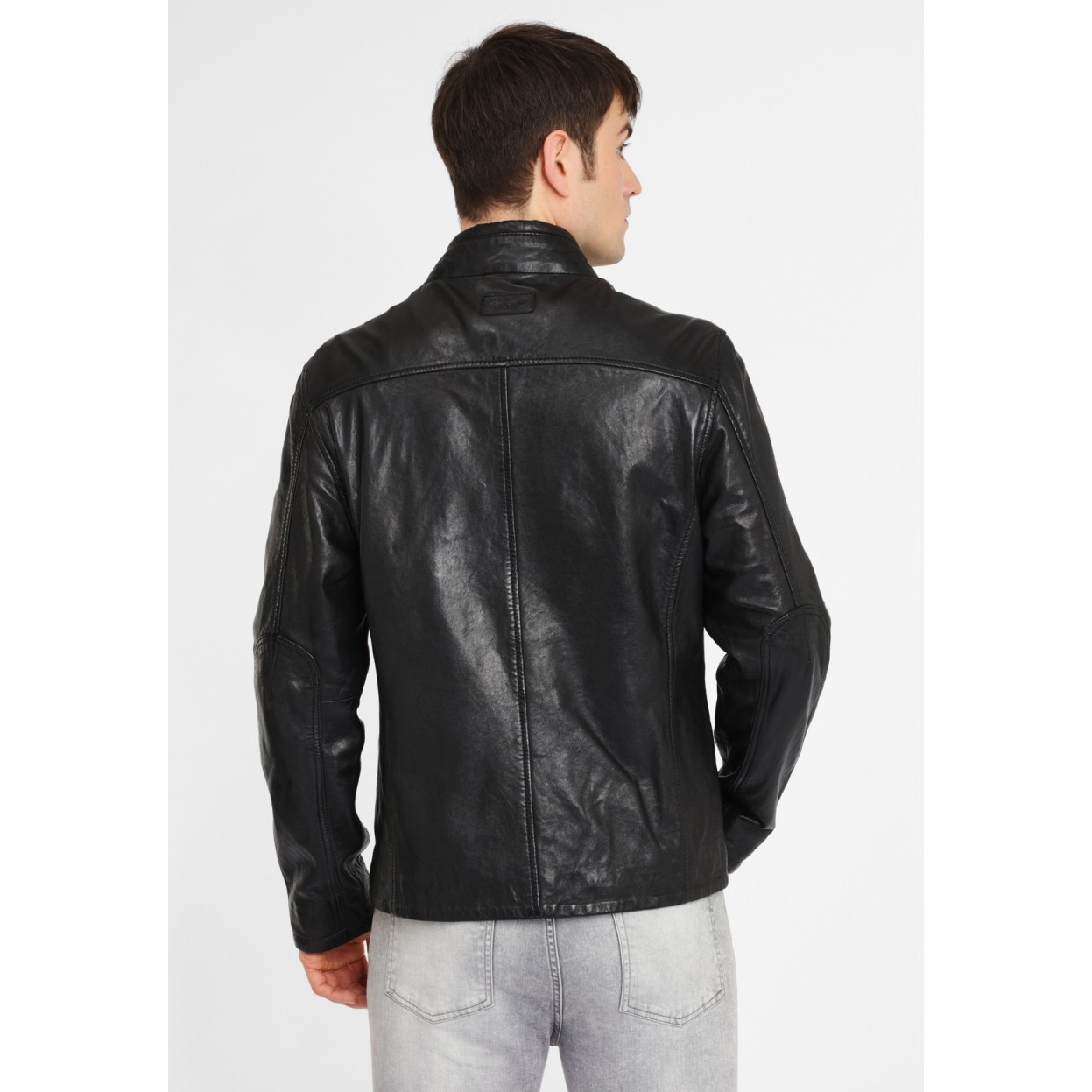 Geaca de Piele Naturala Barbati Gipsy Neagra Swash NSLONTV – IMBRACAMINTE