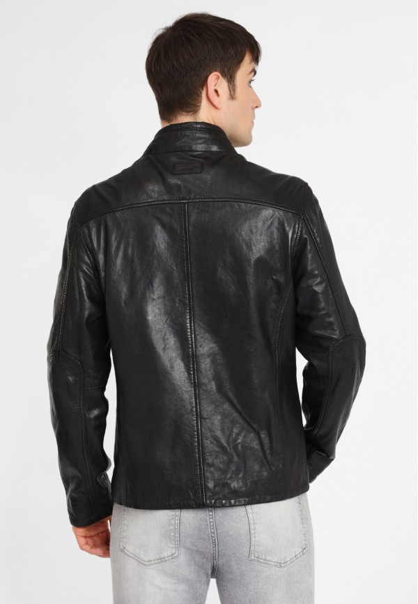 Geaca de Piele Naturala Barbati Gipsy Neagra Swash NSLONTV – IMBRACAMINTE — fotografia 5
