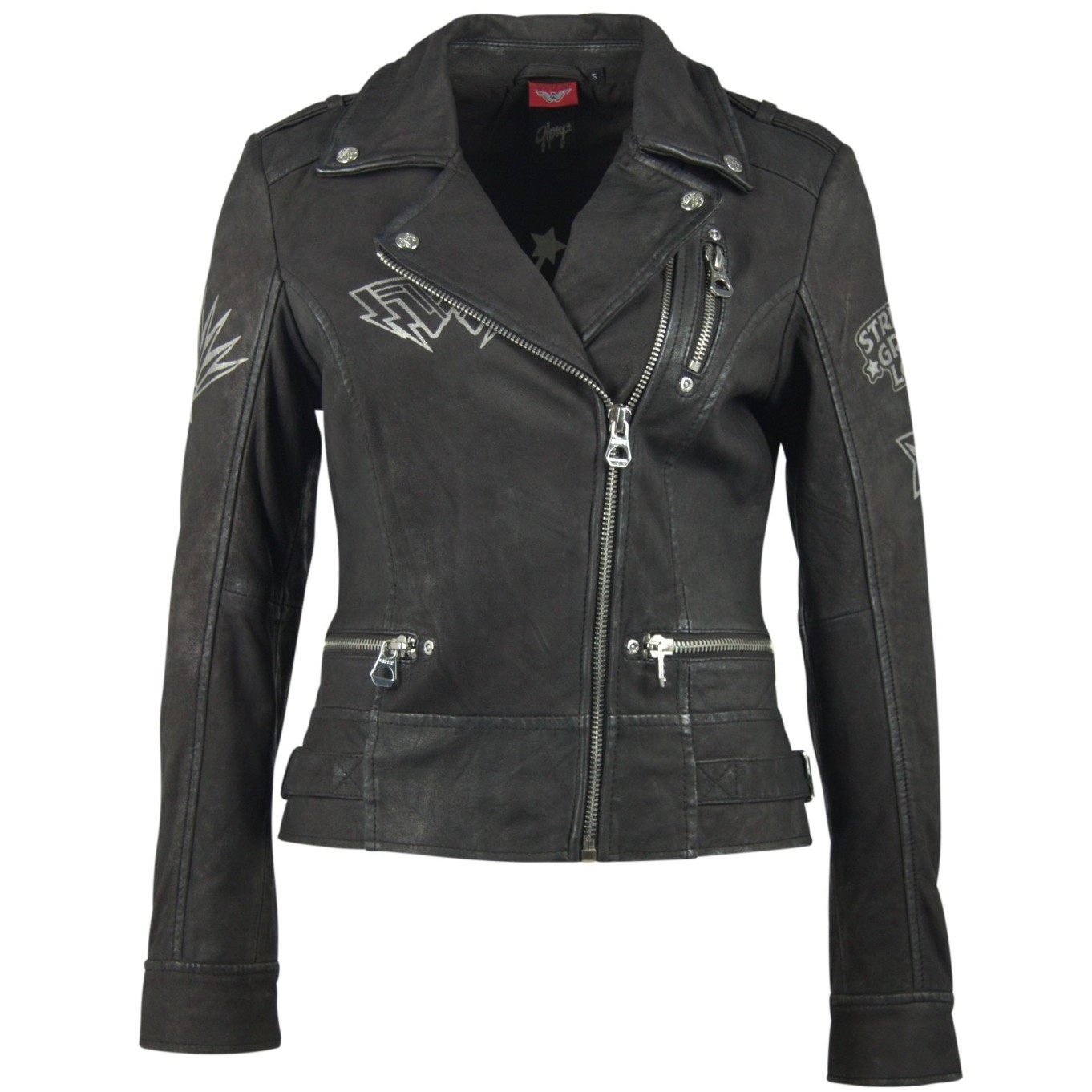 Geaca de Piele Naturala Dama Gipsy Neagra Tasha 2 Wonder Woman – IMBRACAMINTE Geaca de Piele Naturala Dama Gipsy Neagra Tasha 2 Wonder Woman – IMBRACAMINTE