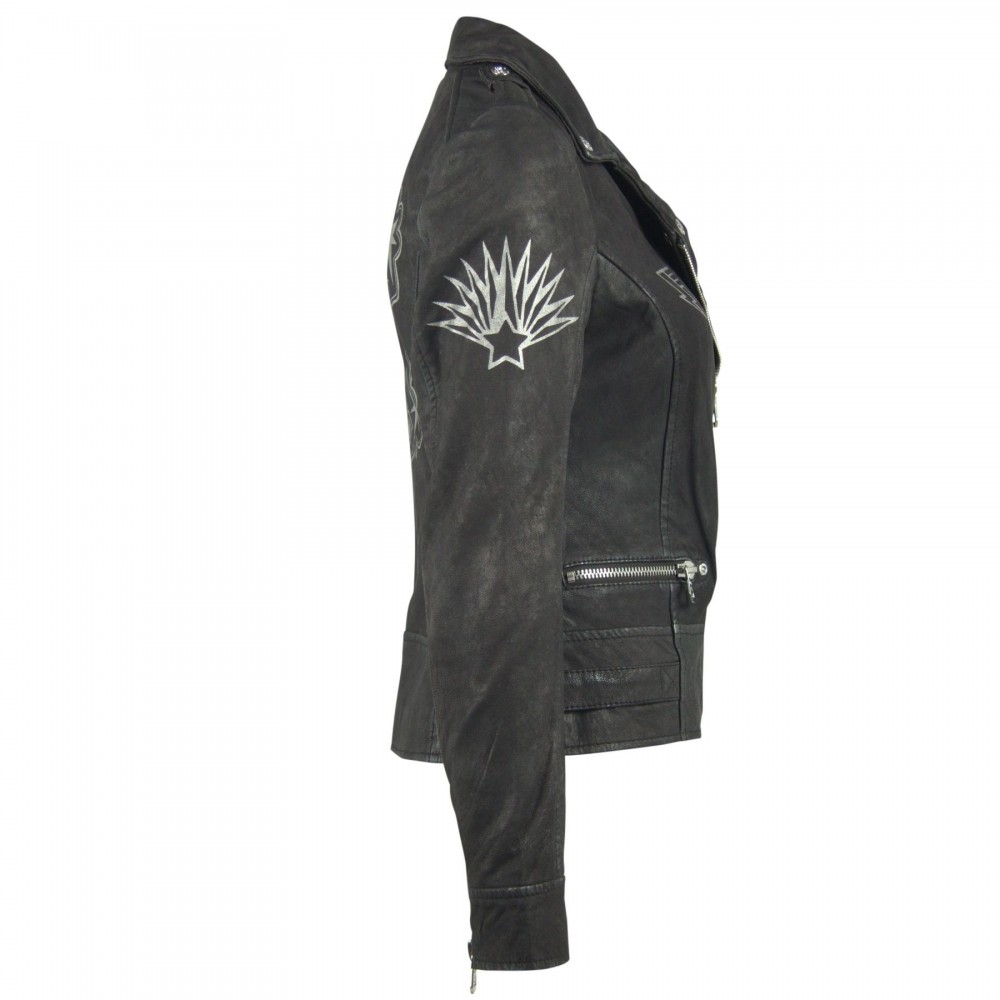 Geaca de Piele Naturala Dama Gipsy Neagra Tasha 2 Wonder Woman Geaca de Piele Naturala Dama Gipsy Neagra Tasha 2 Wonder Woman - readytowear.ro