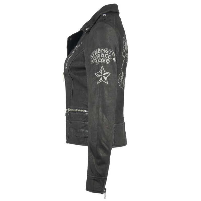 Geaca de Piele Naturala Dama Gipsy Neagra Tasha 2 Wonder Woman – IMBRACAMINTE Geaca de Piele Naturala Dama Gipsy Neagra Tasha 2 Wonder Woman – IMBRACAMINTE