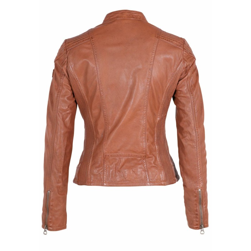 Geaca de Piele Dama Gipsy Coniac Tashy LEGV – IMBRACAMINTE