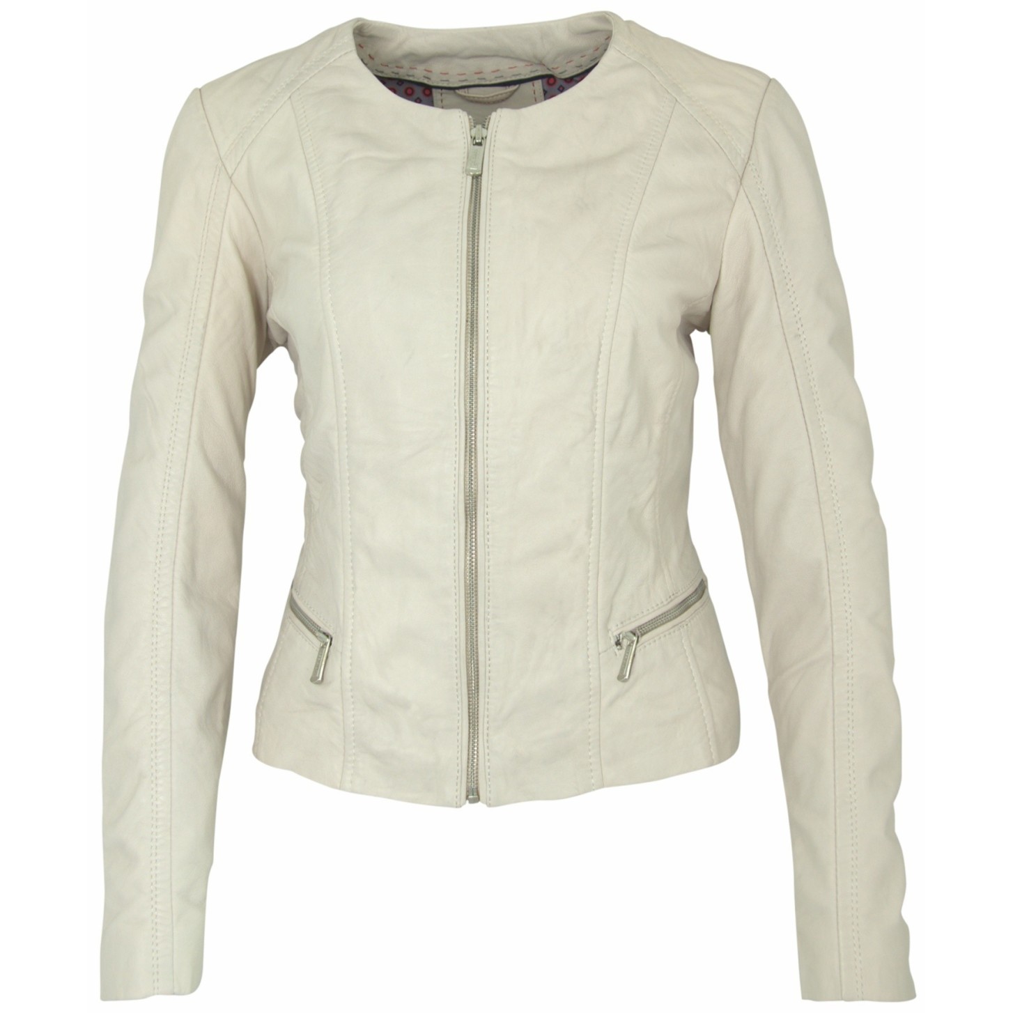 Geaca de Piele Naturala Dama Gipsy Alba Tessa S18 LLOV – IMBRACAMINTE