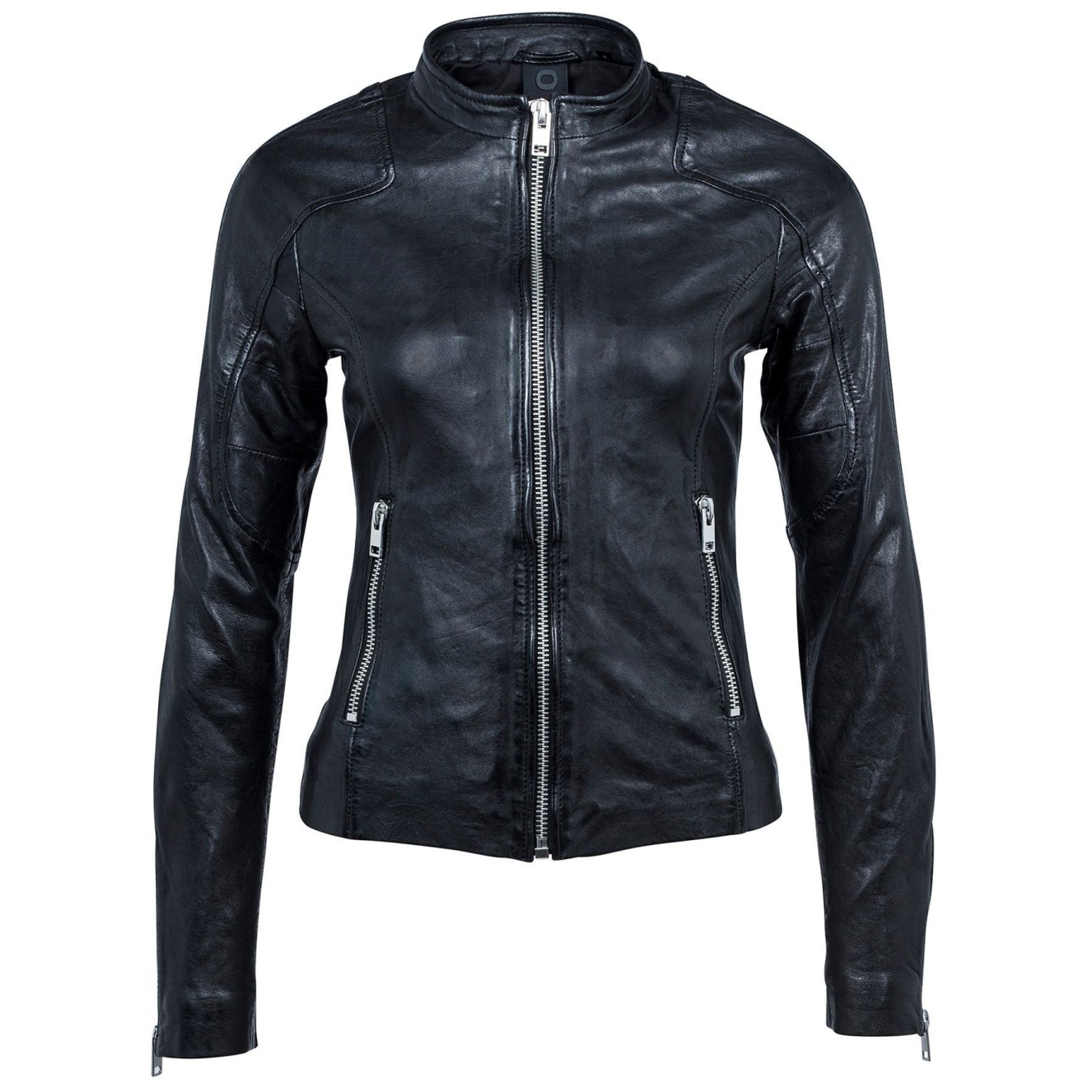 Geaca de Piele Naturala Dama Gipsy Neagra Thana SF LATRIV – Black Friday