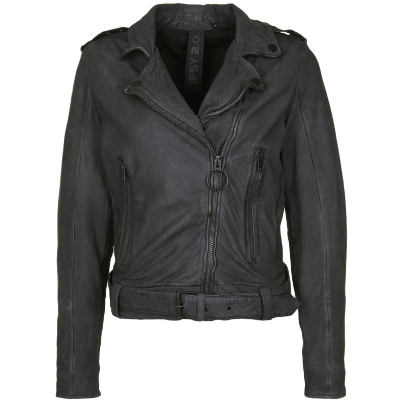 Geaca de Piele Naturala Dama Gipsy Neagra Theron SF LMAV – IMBRACAMINTE Geaca de Piele Naturala Dama Gipsy Neagra Theron SF LMAV – IMBRACAMINTE