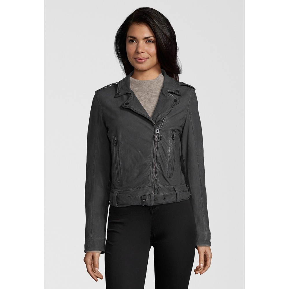 Geaca de Piele Naturala Dama Gipsy Neagra Theron SF LMAV Geaca de Piele Naturala Dama Gipsy Neagra Theron SF LMAV - readytowear.ro
