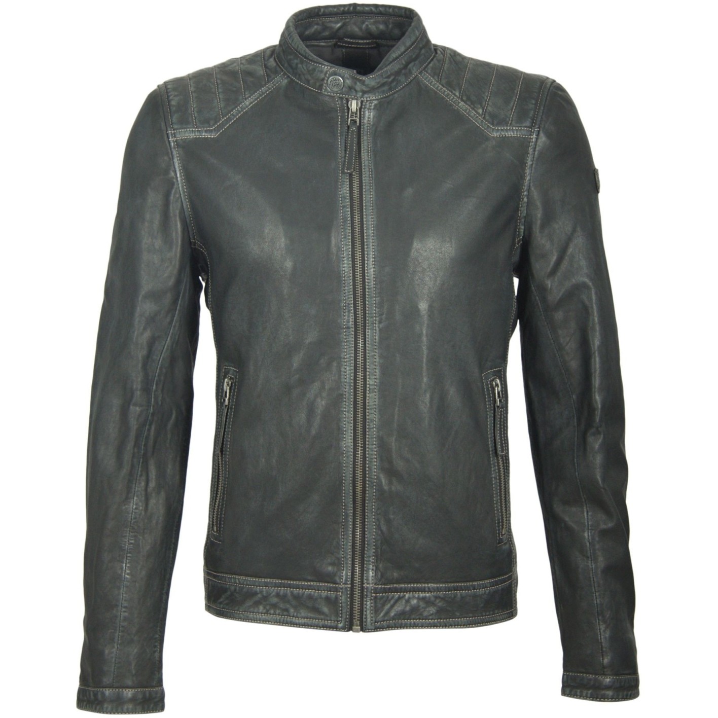 Geaca de Piele Barbati Gipsy Antracit Tjark LAVEG – Black Friday