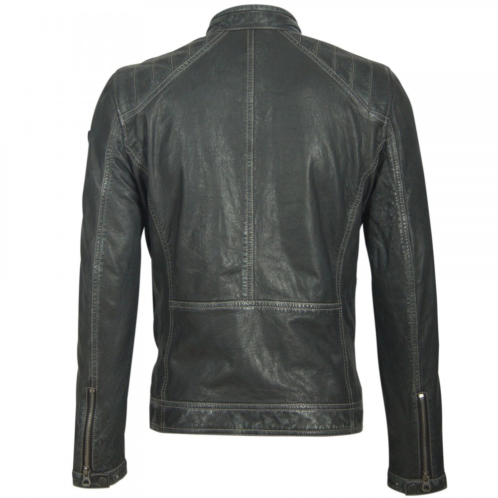 Geaca de Piele Naturala Barbati Gipsy Antracit Tjark LAVEG Geaca de Piele Naturala Barbati Gipsy Antracit Tjark LAVEG - readytowear.ro