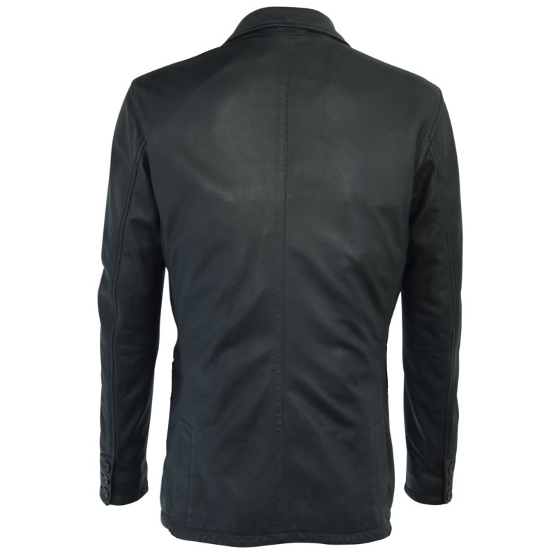 Geaca de Piele Naturala Barbati Gipsy Neagra Todd LSSV – IMBRACAMINTE