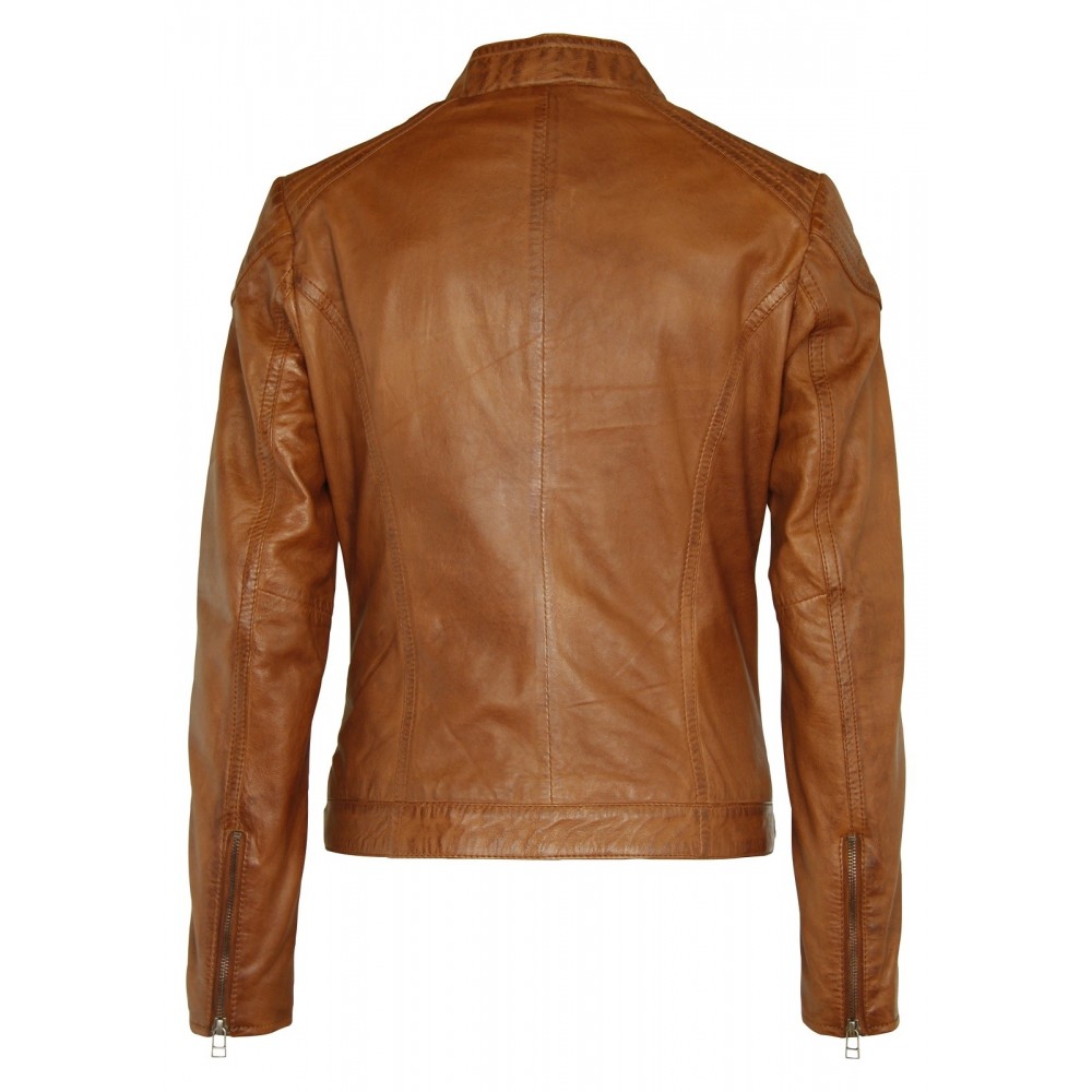 Geaca de Piele Naturala Dama Gipsy Coniac Toja LEGV Geaca de Piele Naturala Dama Gipsy Coniac Toja LEGV - readytowear.ro