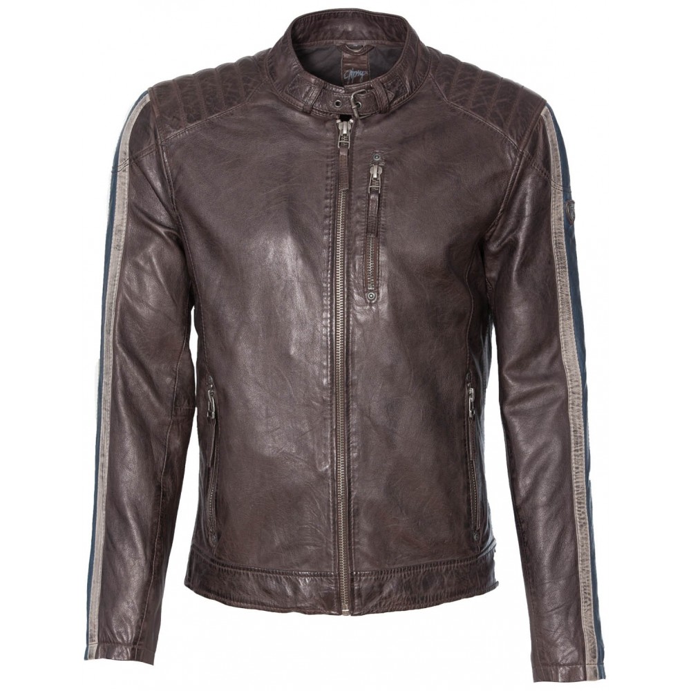 Geaca din Piele Naturala Barbati Gipsy Maro Track 2 SF LVW Geaca din Piele Naturala Barbati Gipsy Maro Track 2 SF LVW - readytowear.ro