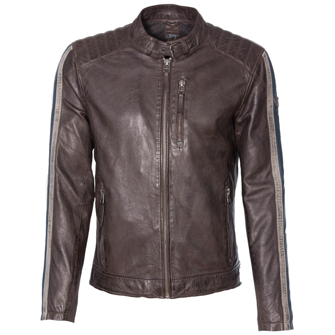 Geaca din Piele Naturala Barbati Gipsy Maro Track 2 SF LVW – IMBRACAMINTE
