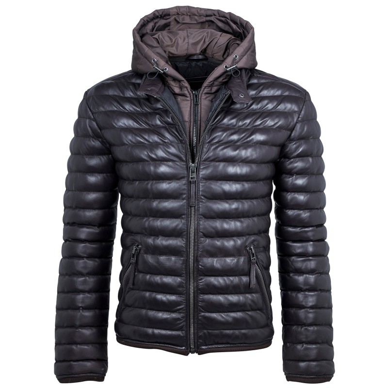 Geaca de Piele Naturala Barbati Gipsy Maro Inchis Trever 3 LNB W – IMBRACAMINTE