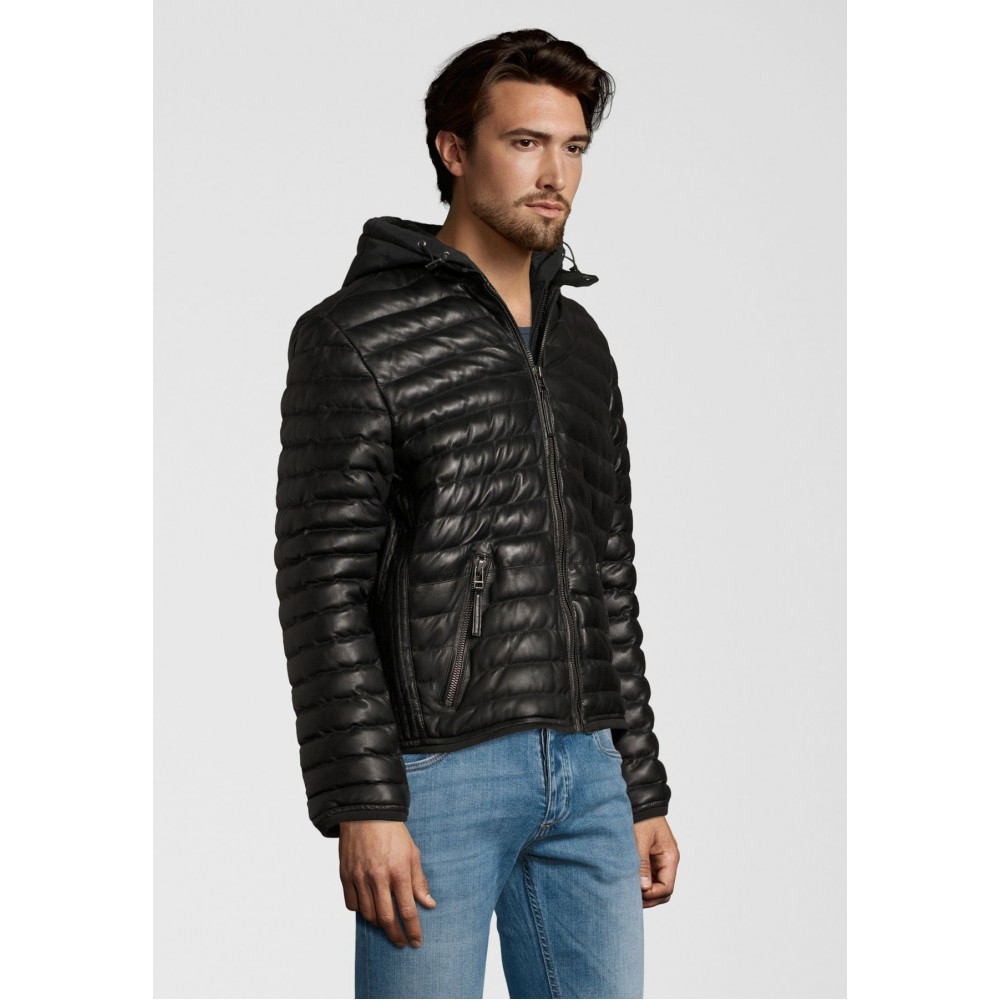 Geaca de Piele Naturala Barbati Gipsy Neagra Trever 3 LNB W Geaca de Piele Naturala Barbati Gipsy Neagra Trever 3 LNB W - readytowear.ro