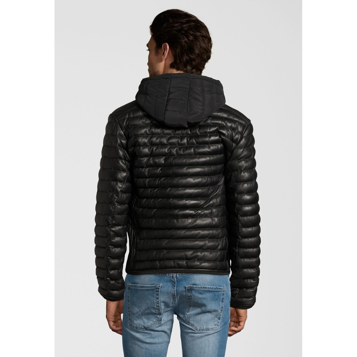 Geaca de Piele Naturala Barbati Gipsy Neagra Trever 3 LNB W – IMBRACAMINTE