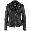 Geaca de Piele Naturala Dama Gipsy Neagra Tuva SF LVW Geaca de Piele Naturala Dama Gipsy Neagra Tuva SF LVW - readytowear.ro