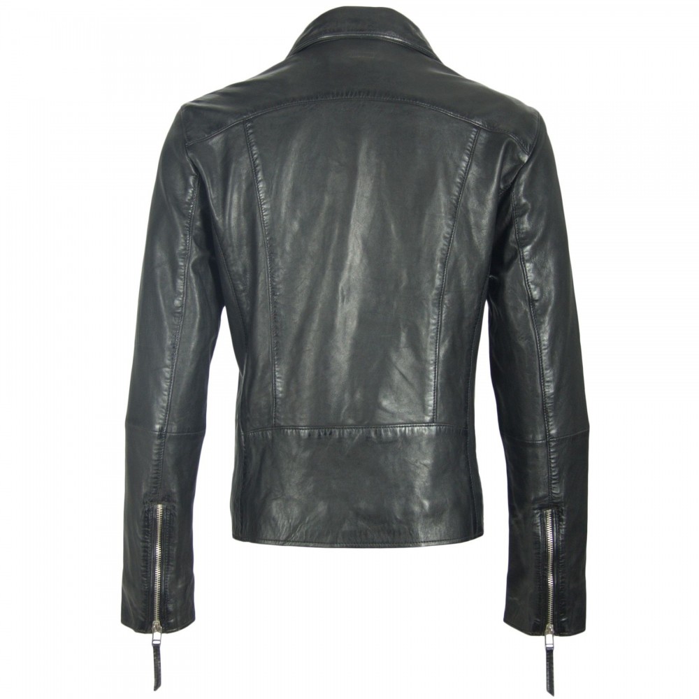 Geaca de Piele Naturala Barbati Gipsy Neagra Tyler NZPV Geaca de Piele Naturala Barbati Gipsy Neagra Tyler NZPV - readytowear.ro