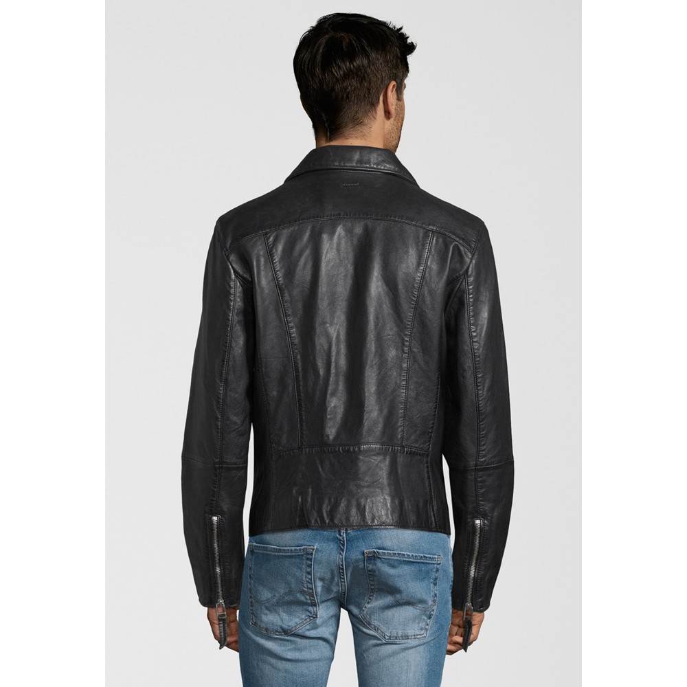 Geaca de Piele Naturala Barbati Gipsy Neagra Tyler NZPV Geaca de Piele Naturala Barbati Gipsy Neagra Tyler NZPV - readytowear.ro