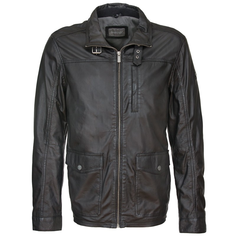 Geaca de Piele Naturala Barbati Gipsy Neagra Uno LASV – IMBRACAMINTE Geaca de Piele Naturala Barbati Gipsy Neagra Uno LASV – IMBRACAMINTE