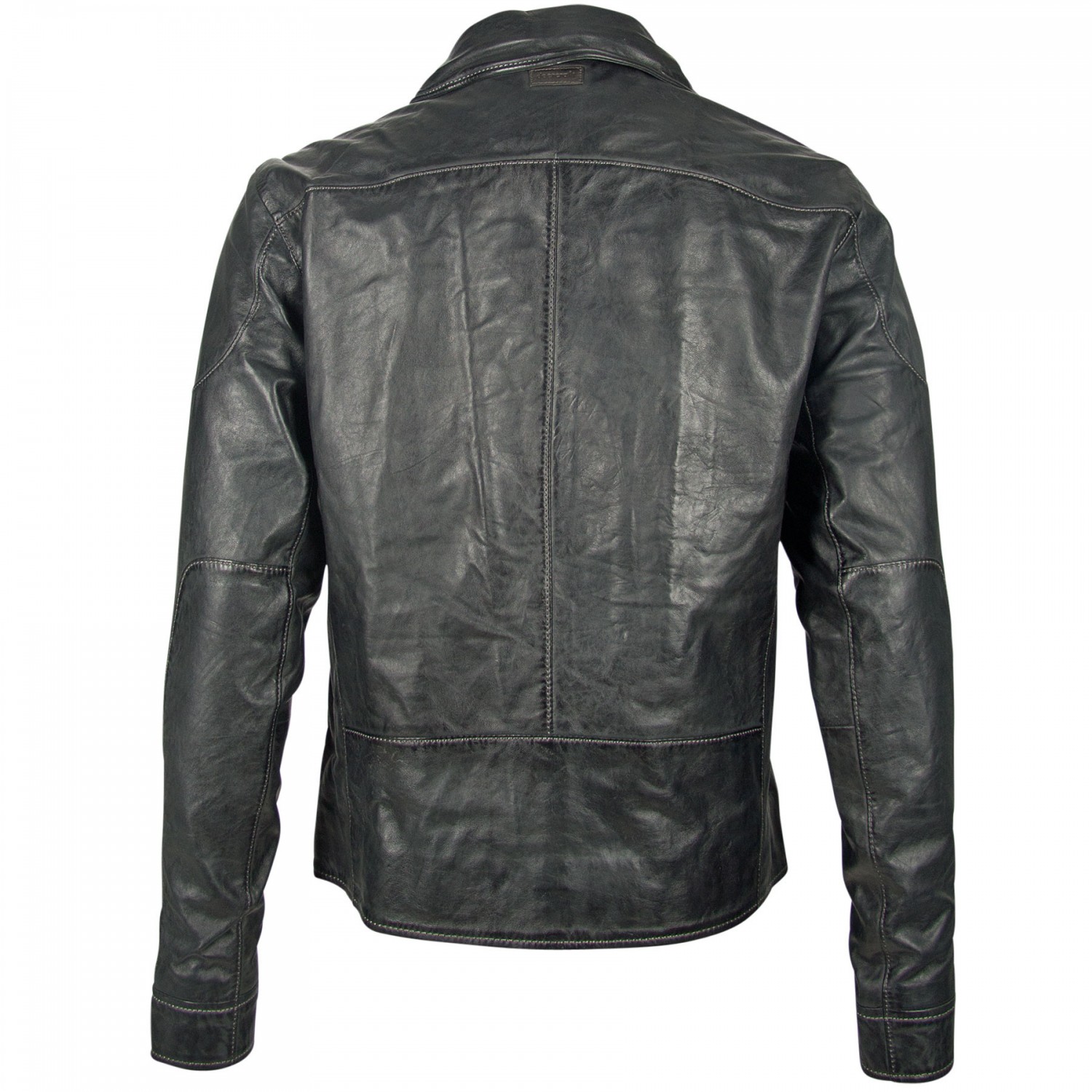 Geaca de Piele Naturala Barbati Gipsy Antracit Vent LAGAV – IMBRACAMINTE