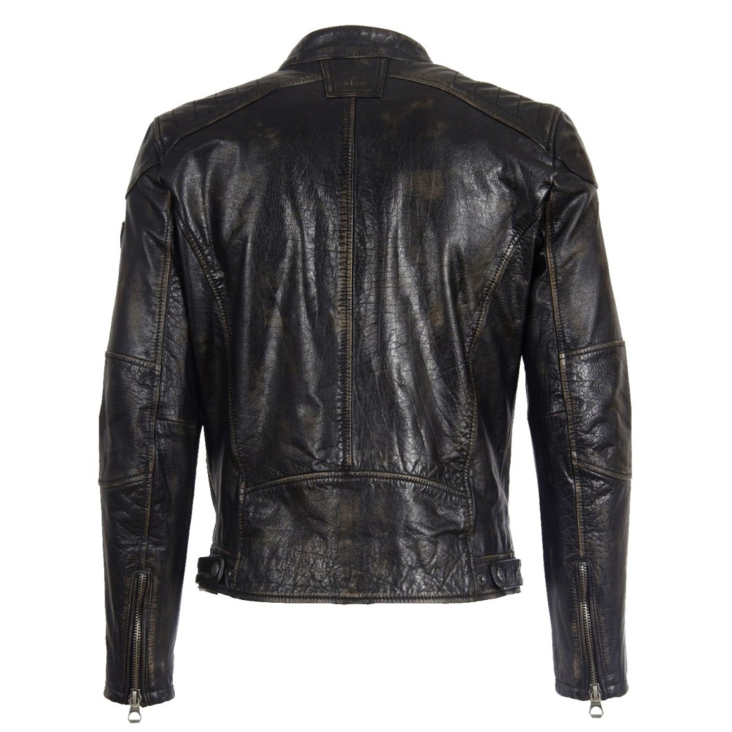 Geaca de Piele Naturala Barbati Gipsy Negru-Bej Vincent BASV – Black Friday Geaca de Piele Naturala Barbati Gipsy Negru-Bej Vincent BASV – Black Friday