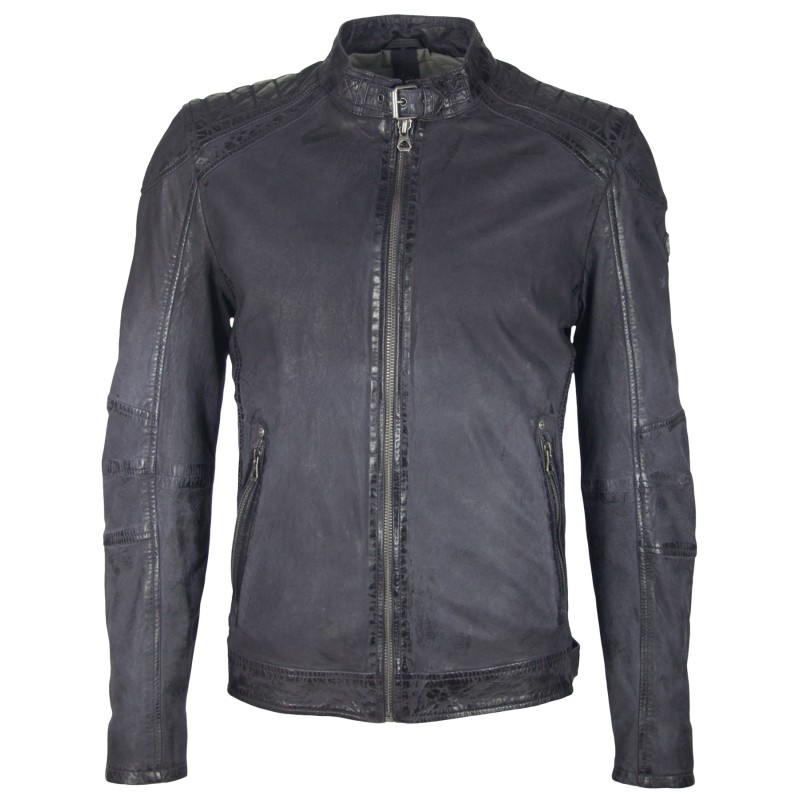 Geaca de Piele Naturala Barbati Gipsy Bleumarin Vincente LAMOV – IMBRACAMINTE Geaca de Piele Naturala Barbati Gipsy Bleumarin Vincente LAMOV – IMBRACAMINTE