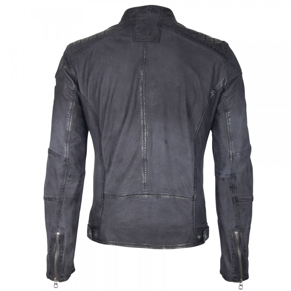 Geaca de Piele Naturala Barbati Gipsy Bleumarin Vincente LAMOV Geaca de Piele Naturala Barbati Gipsy Bleumarin Vincente LAMOV - readytowear.ro