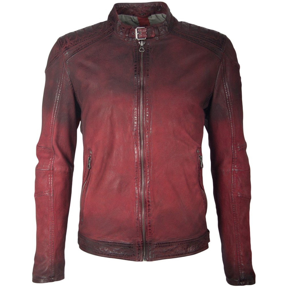 Geaca de Piele Barbati Gipsy Rosie Vincente LAMOV geci de piele - readytowear.ro