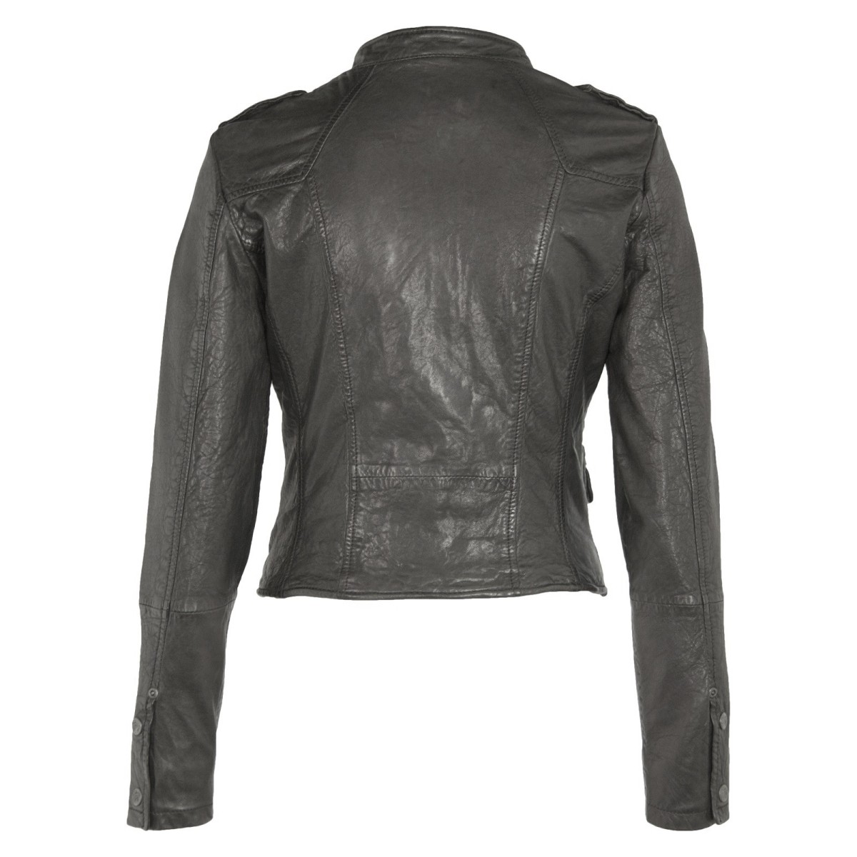 Geaca de Piele Naturala Dama Gipsy Maro inchis Vinny NSLVW – IMBRACAMINTE