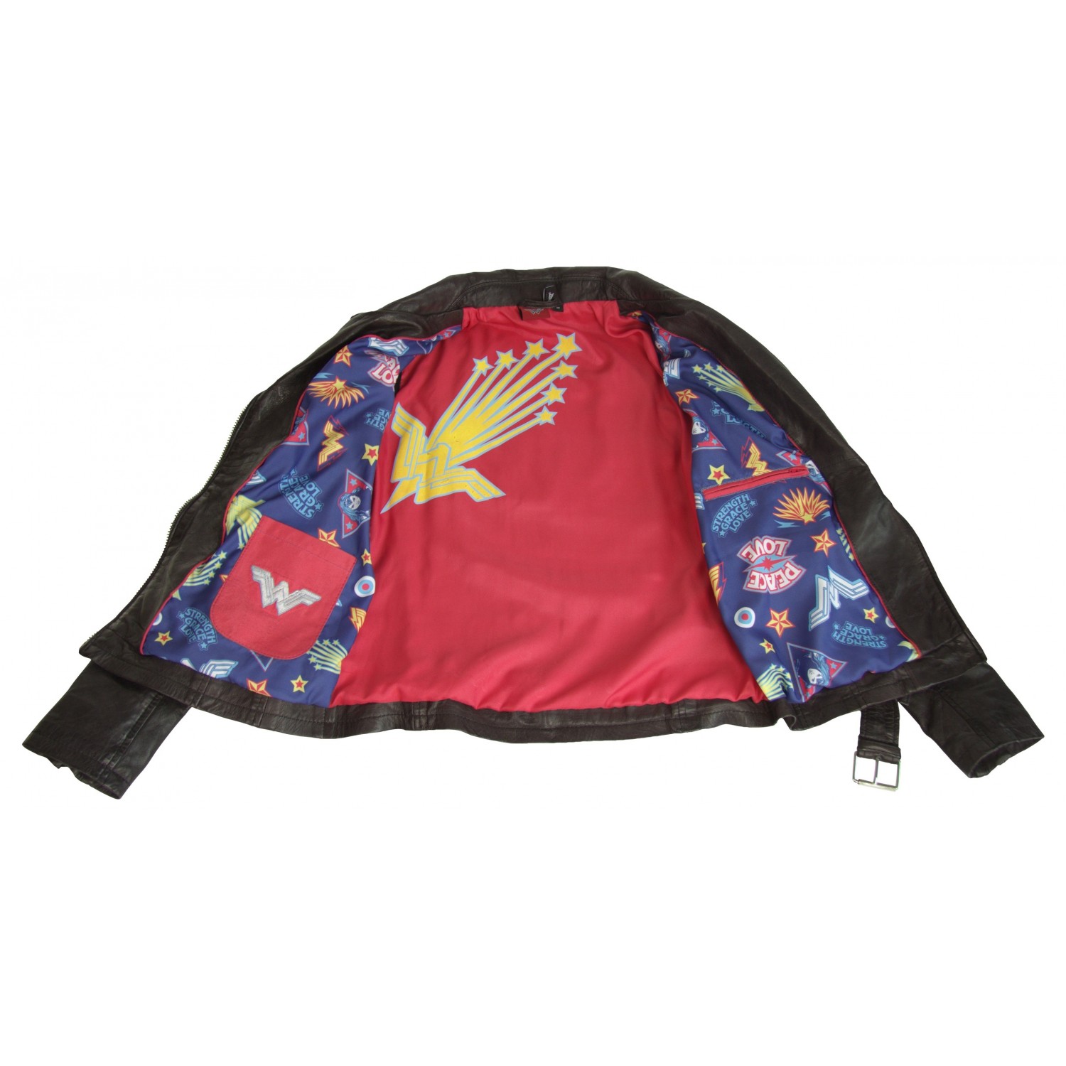 Geaca de Piele Naturala Dama Gipsy Antracit Wonder Woman – IMBRACAMINTE