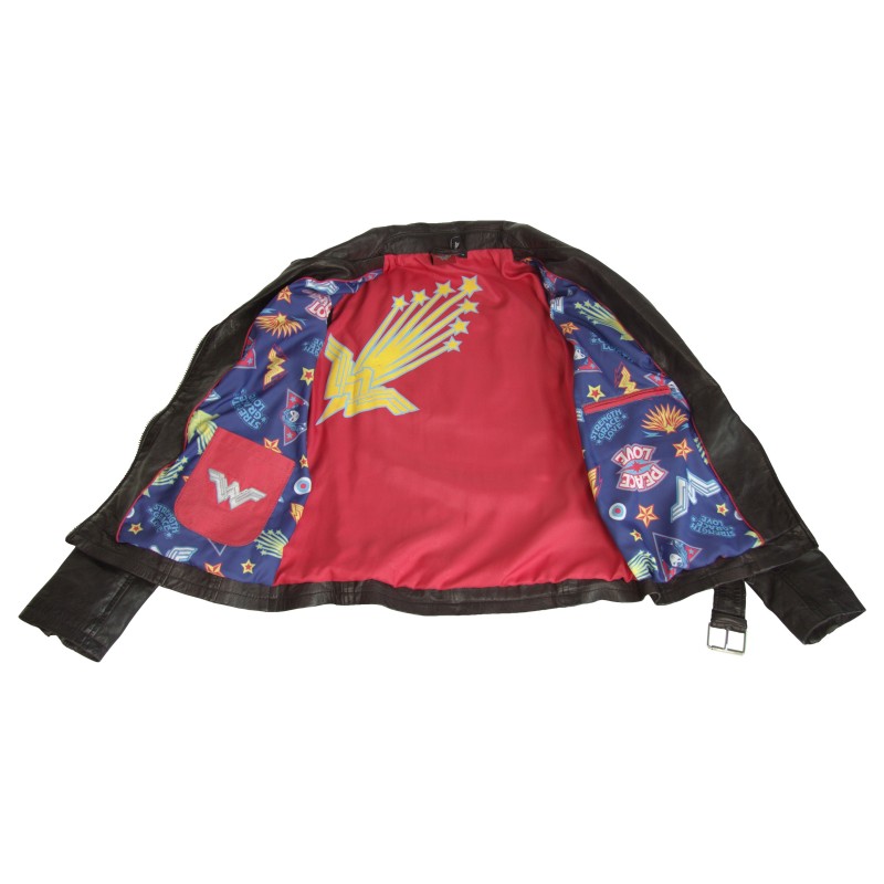 Geaca de Piele Naturala Dama Gipsy Antracit Wonder Woman – IMBRACAMINTE