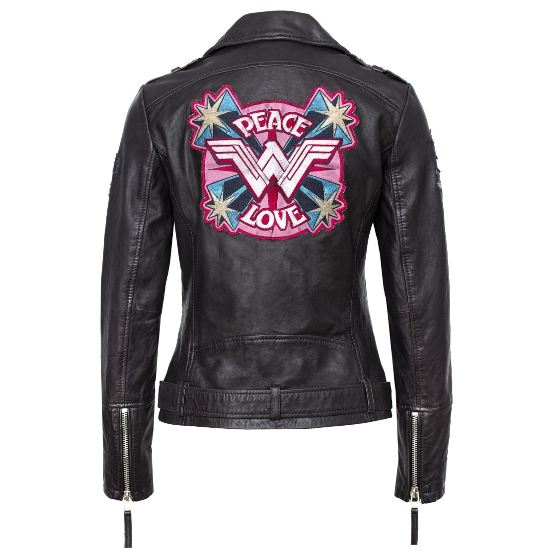Geaca de Piele Naturala Dama Gipsy Antracit Wonder Woman – IMBRACAMINTE