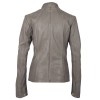 Geaca de Piele Naturala Dama Gipsy Gri Wave LNVV Geaca de Piele Naturala Dama Gipsy Gri Wave LNVV - readytowear.ro