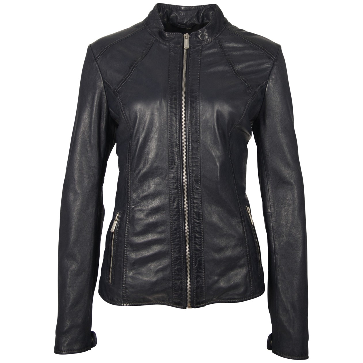 Geaca de Piele Naturala Dama Gipsy Neagra Wave LNVV – IMBRACAMINTE Geaca de Piele Naturala Dama Gipsy Neagra Wave LNVV – IMBRACAMINTE