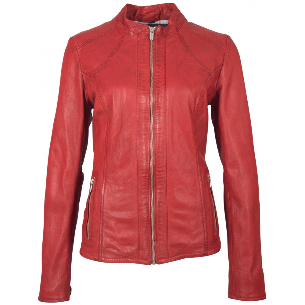 Geaca de Piele Naturala Dama Gipsy Rosie Wave LNVV - readytowear