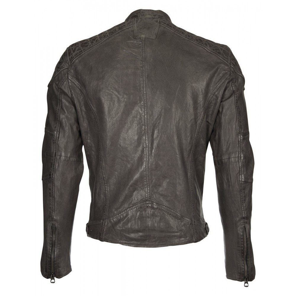 Geaca de Piele Naturala Barbati Gipsy Grafit Wesley LAWOV Geaca de Piele Naturala Barbati Gipsy Grafit Wesley LAWOV - readytowear.ro