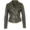 Geaca de Piele Naturala Dama Gipsy Verde-Kaki Wild LAWOV - readytowear
