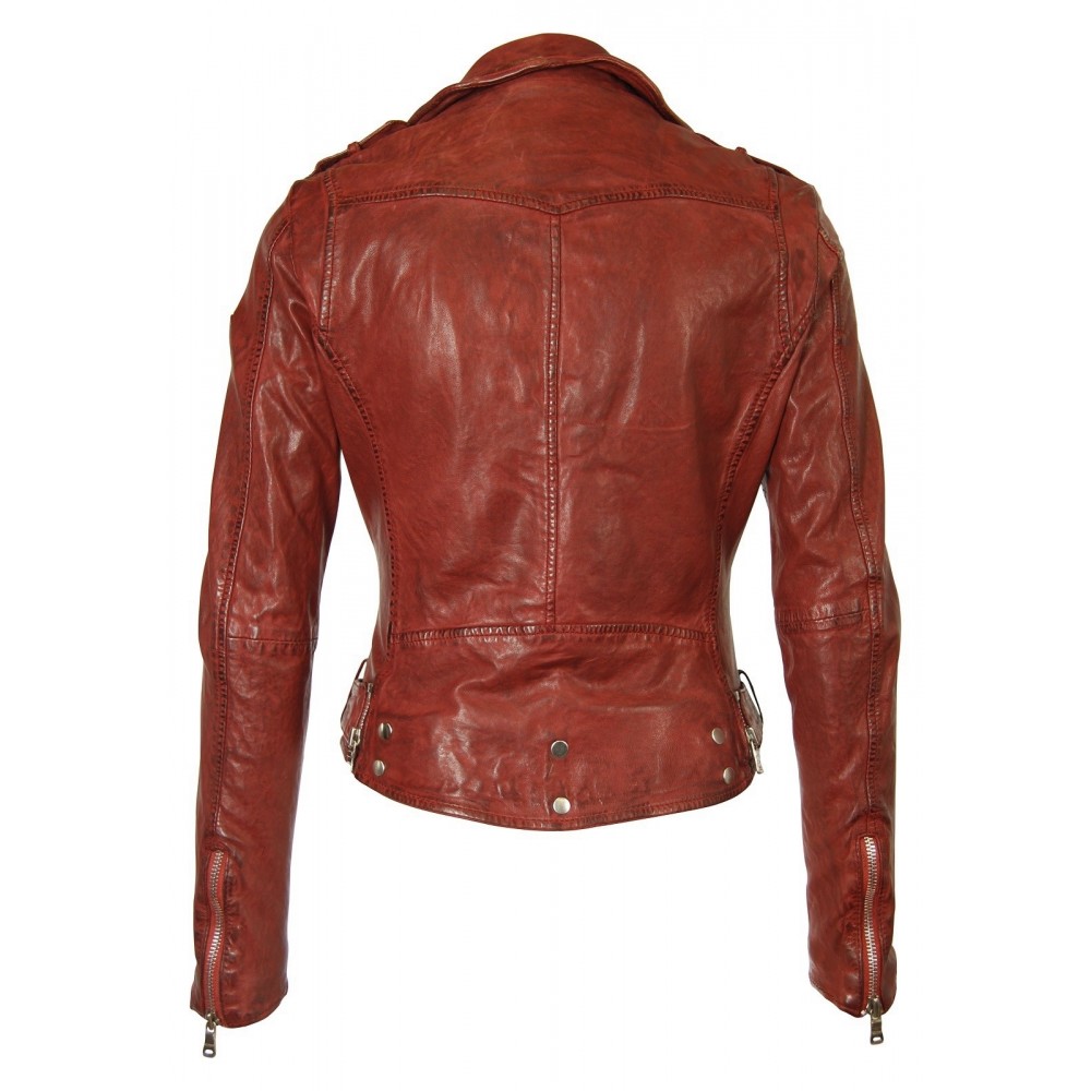 Geaca de Piele Naturala Dama Gipsy Visinie Wild LAWOV Geaca de Piele Naturala Dama Gipsy Visinie Wild LAWOV - readytowear.ro