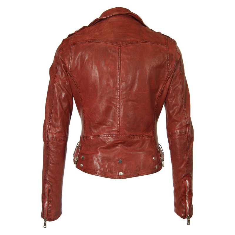 Geaca de Piele Naturala Dama Gipsy Visinie Wild LAWOV – IMBRACAMINTE Geaca de Piele Naturala Dama Gipsy Visinie Wild LAWOV – IMBRACAMINTE