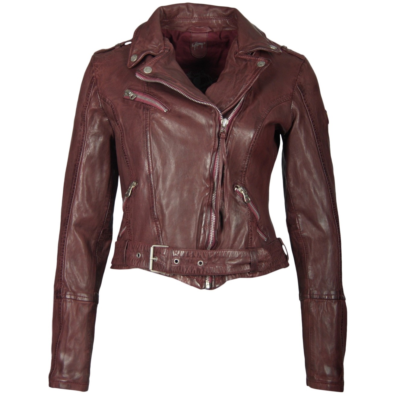 Geaca de Piele Naturala Dama Gipsy Visinie Wild W18 LAWOV – IMBRACAMINTE