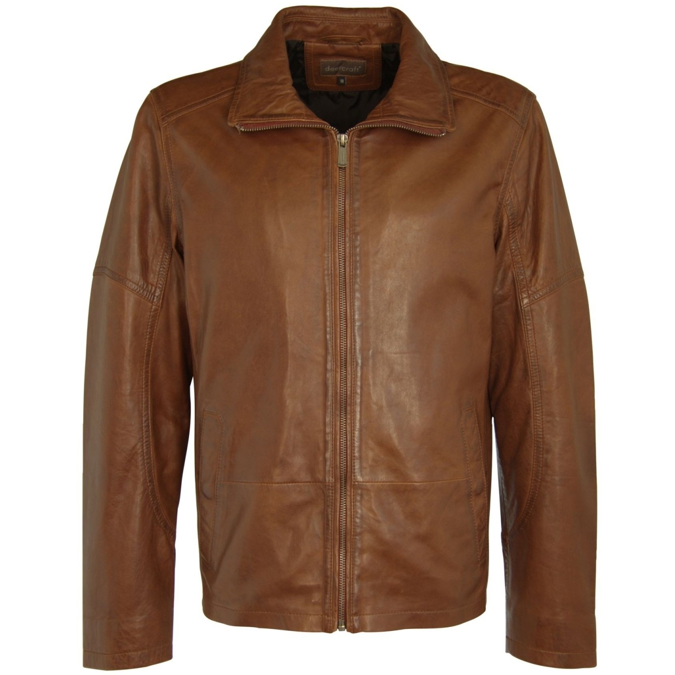 Geaca de Piele Naturala Barbati Gipsy Coniac Inchis Wilson NSLV – IMBRACAMINTE