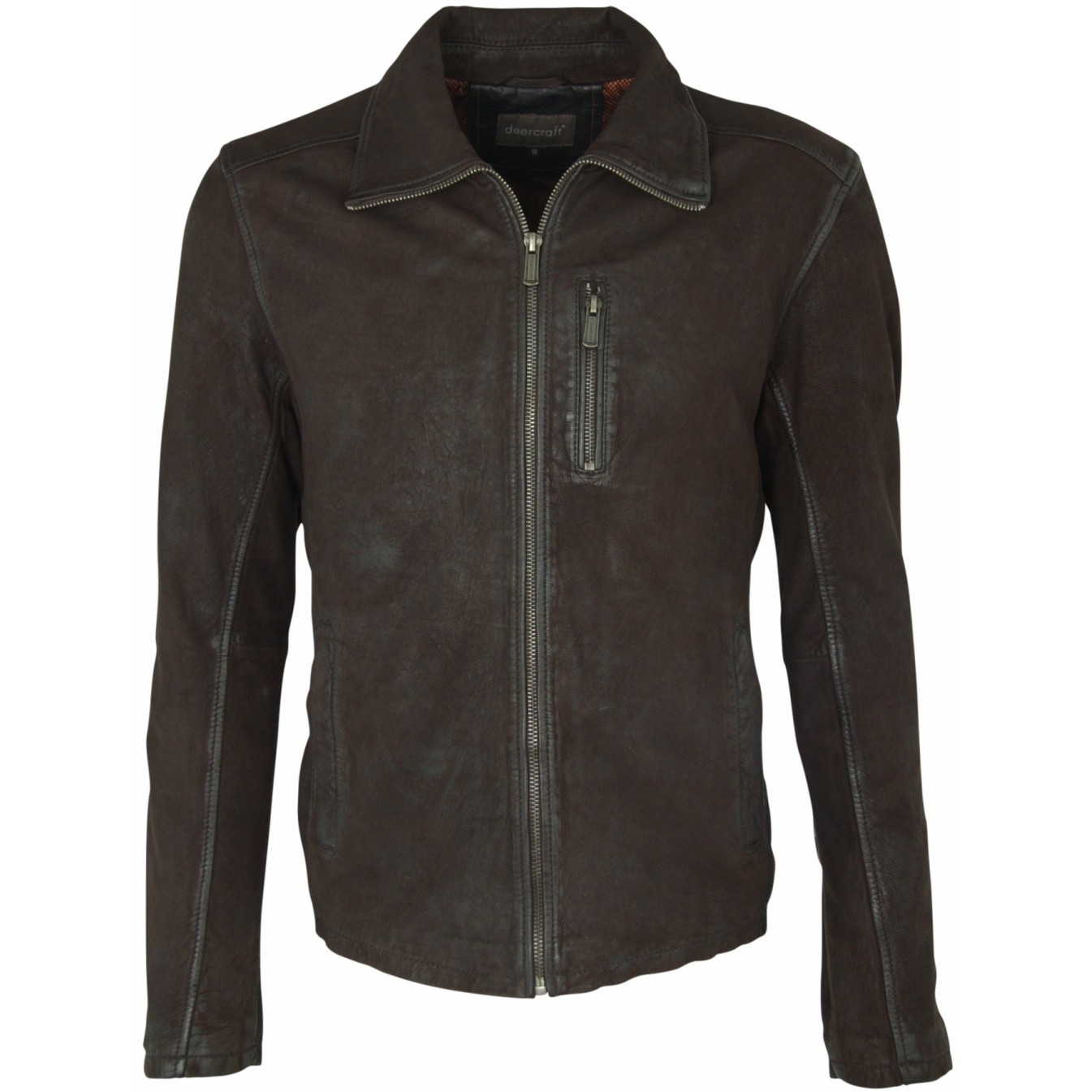 Geaca de Piele Naturala Barbati Gipsy Maro Inchis Winston LNUV – Black Friday