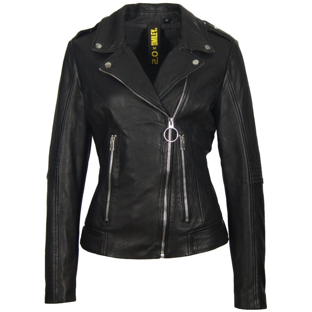 Geaca de Piele Naturala Dama Gipsy Neagra Zelina S SF LARAV Geaca de Piele Naturala Dama Gipsy Neagra Zelina S SF LARAV - readytowear.ro