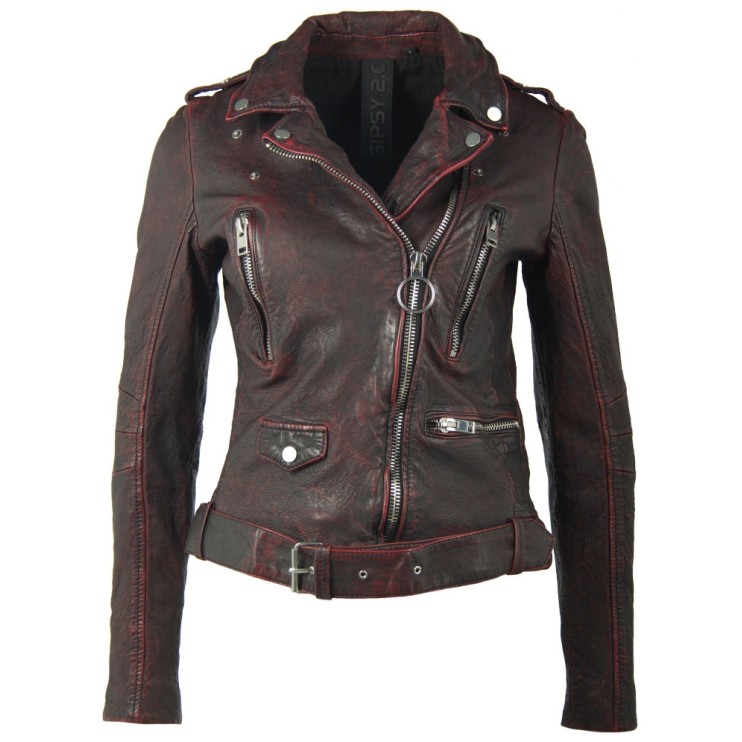 Geaca de Piele Naturala Dama Gipsy Visinie Zofia SF LATOV – IMBRACAMINTE
