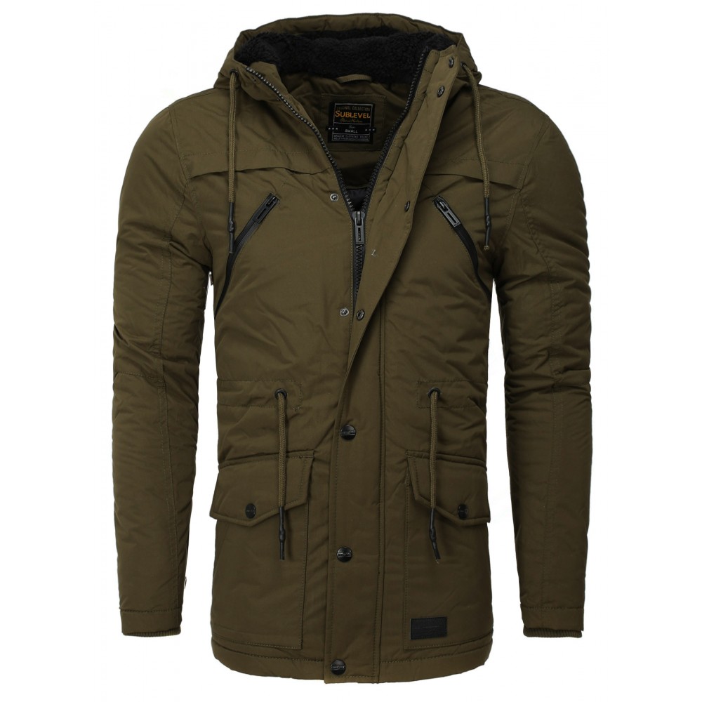 Geaca de Iarna Barbati Sublevel Olive H5218U44361A Geaca de Iarna Barbati Sublevel Olive H5218U44361A - readytowear.ro