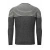 Pulover Tricotat Barbati ReRock Negru 588 geci de piele - readytowear.ro