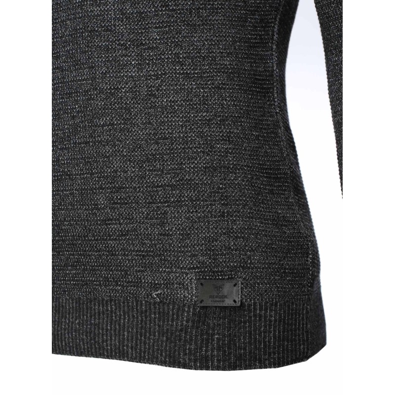 Pulover Tricotat Barbati ReRock Negru 588 – Black Friday Pulover Tricotat Barbati ReRock Negru 588 – Black Friday